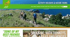 Desktop Screenshot of happydonkeytours.com